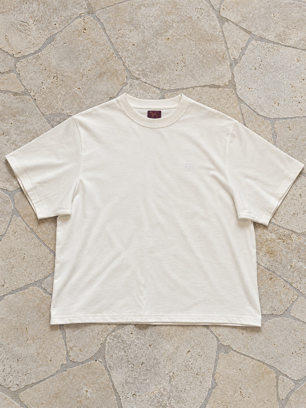 Cropped Tee - White