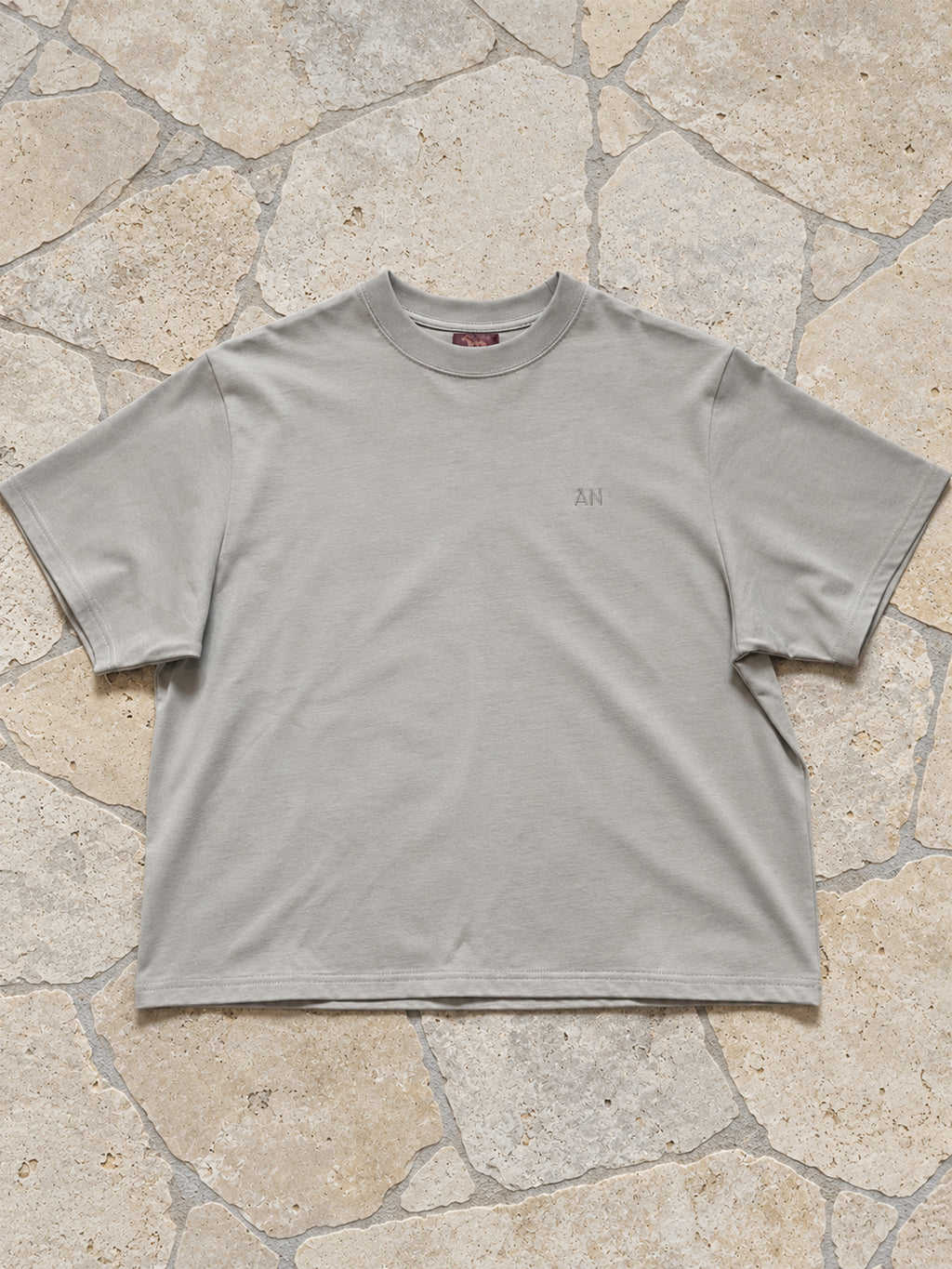 Cropped Tee - Grey