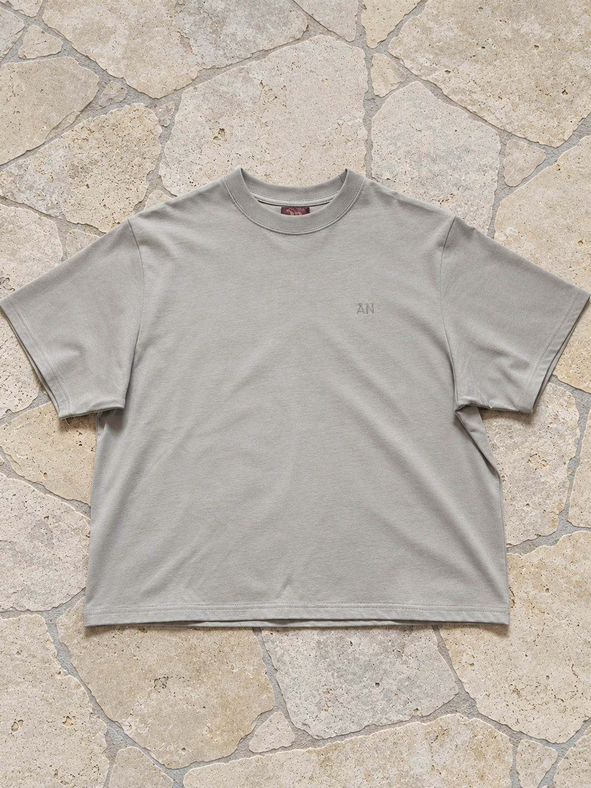 Cropped Tee - Grey
