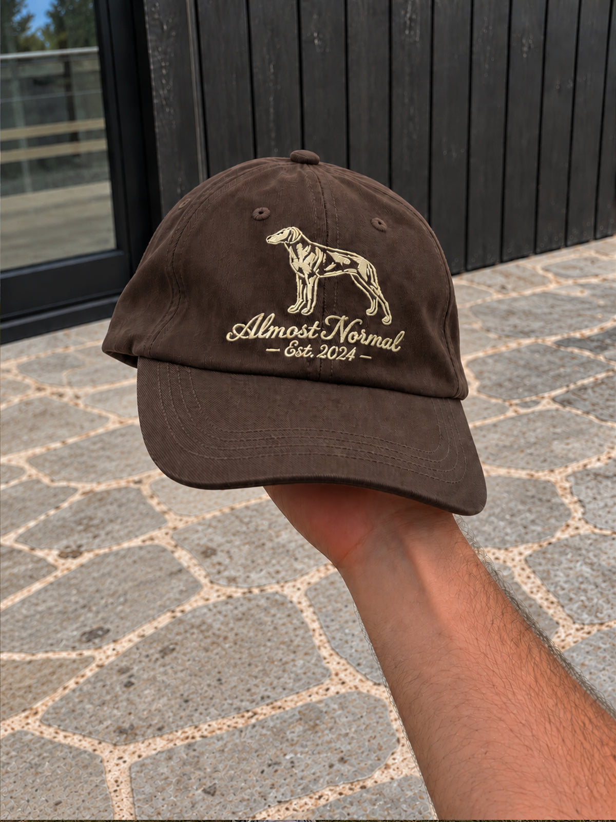 Script Hat - Brown