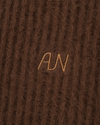 Fuzzy Crew Knit - Chocolate Brown