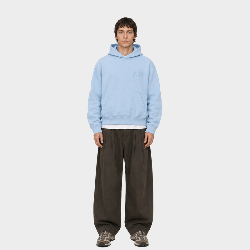 Classic AN Hoodie - Light Blue