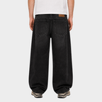 Relaxed Baggy Jeans - Washed Black