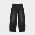 Relaxed Baggy Jeans - Washed Black