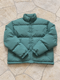 Cropped Puffer - Forrest Green