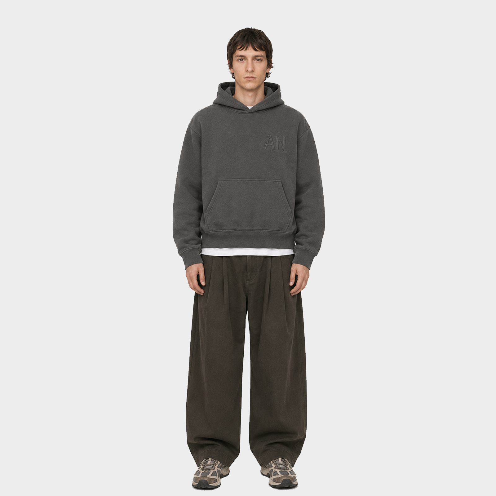 Classic AN Hoodie - Grey