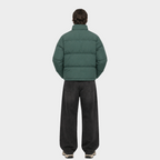 Cropped Puffer - Forrest Green