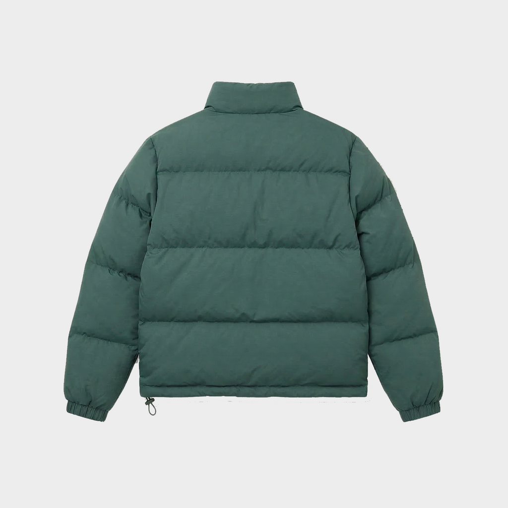 Cropped Puffer - Forrest Green