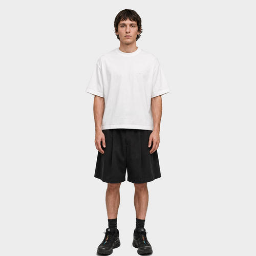 AN Signature Cropped Tee - White