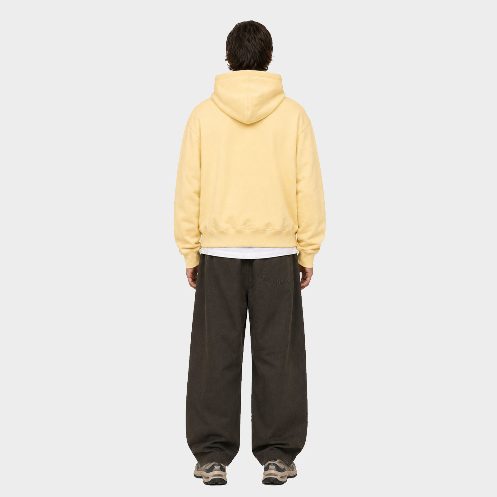 Classic AN Hoodie - Pale Lemon
